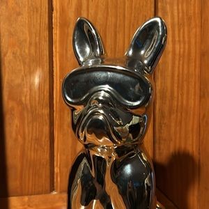 SEND IT French Bulldog Dog Modern Chrome High End Decor Ski Goggles Ski Patrol